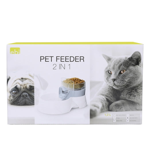 EBI Pet Feeder 2in1 - Blau