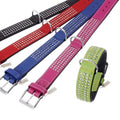 Karlie VINTAGE Strass Halsband 4-reihig, Kiwi